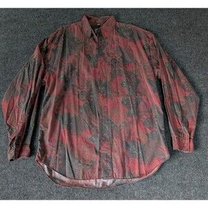 Avanti Long Sleeve Shirt Southwest Aztec Mens 100% Cotton Button Down Sz Medium